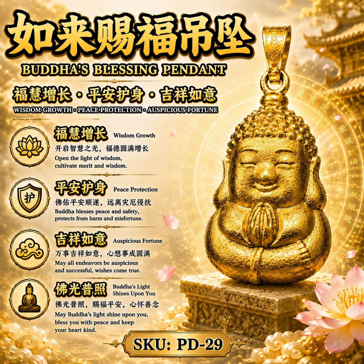 【如来赐福】[Blessing of the Tathagata]