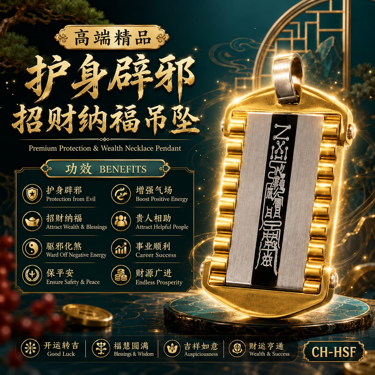 高端精品護身避邪招財納福吊墜| Premium protection & fortune pendant