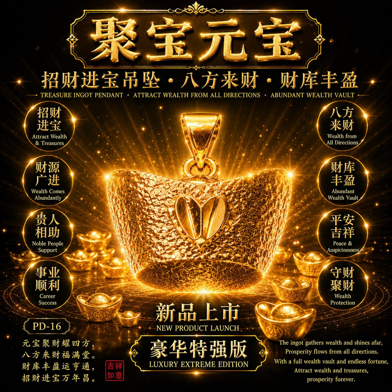 【聚宝元宝】[Treasure-Gathering Ingot]