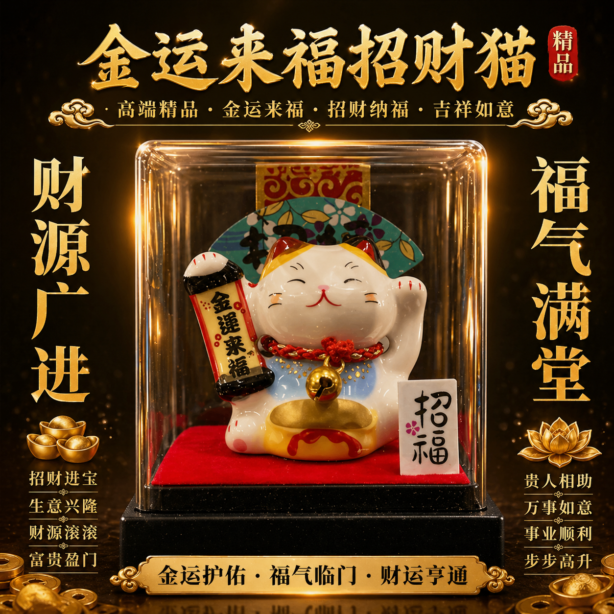 高端精品金运招财招财猫