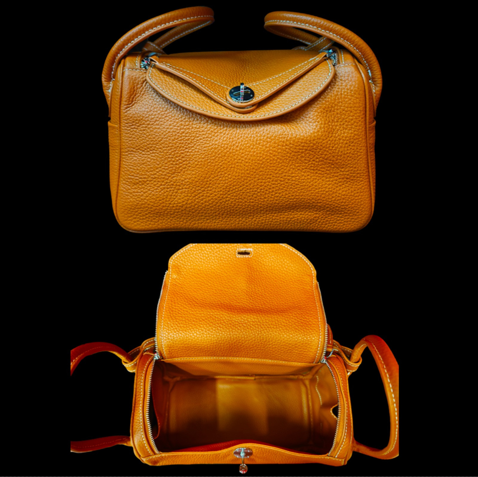 高端高品質豬籠入水豬乸包 (大)|DELUXE & PREMIUM QUALITY WEALTH FLOW IN FEMALE PIGGY BAG LARGE (BROWN)