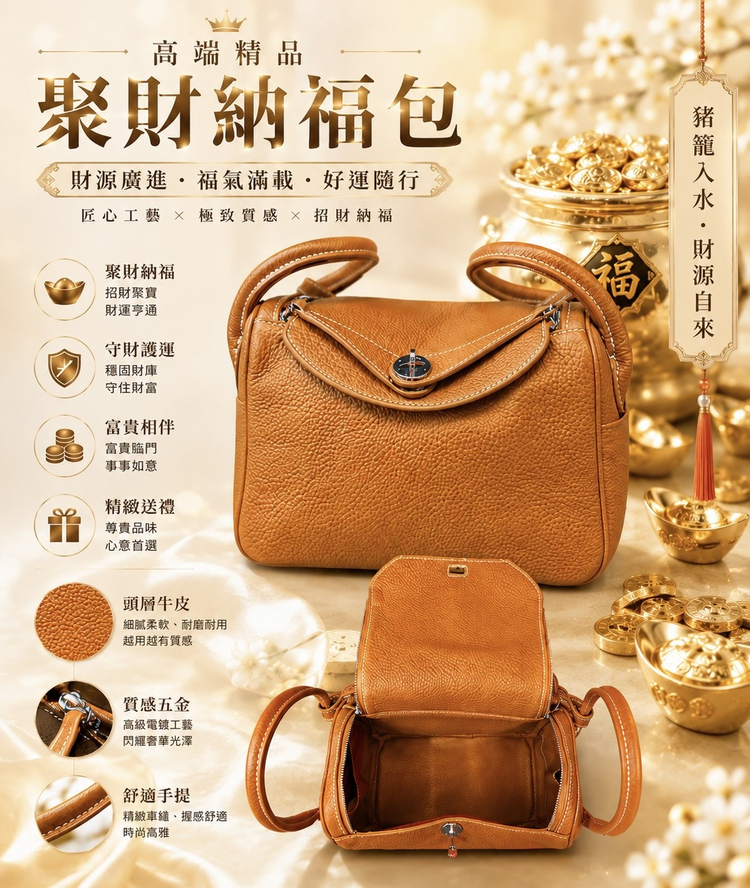 高端精品聚財納福包 Premium Fortune & Prosperity Bag