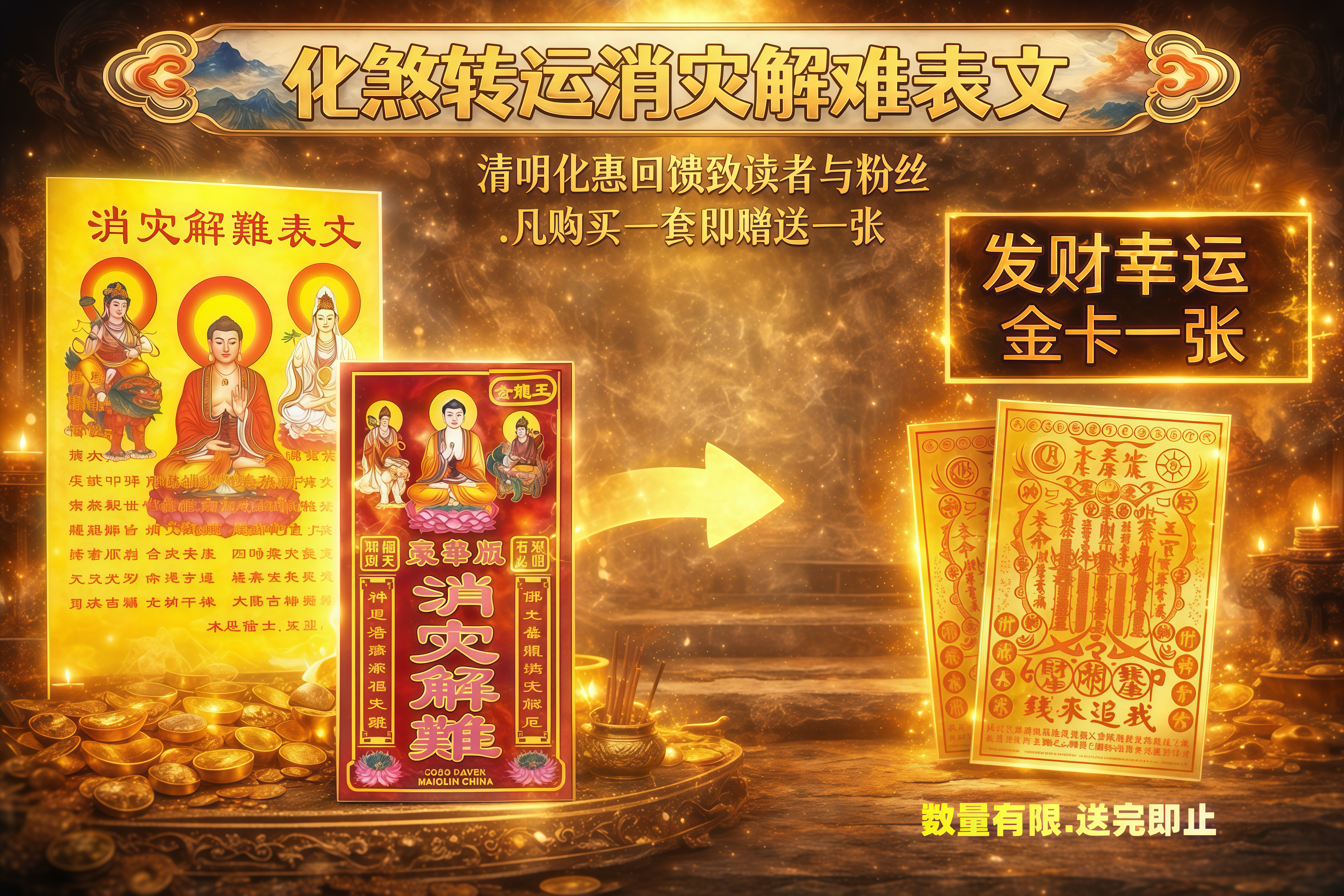 【豪華加強版】趨吉避凶 消災解難 出入平安｜【PREMIUM & ENHANCED VERSION】SEEK GOOD LUCK & AVOID BAD LUCK, ELIMINATE & SOLVE PROBLEMS, SAFETY