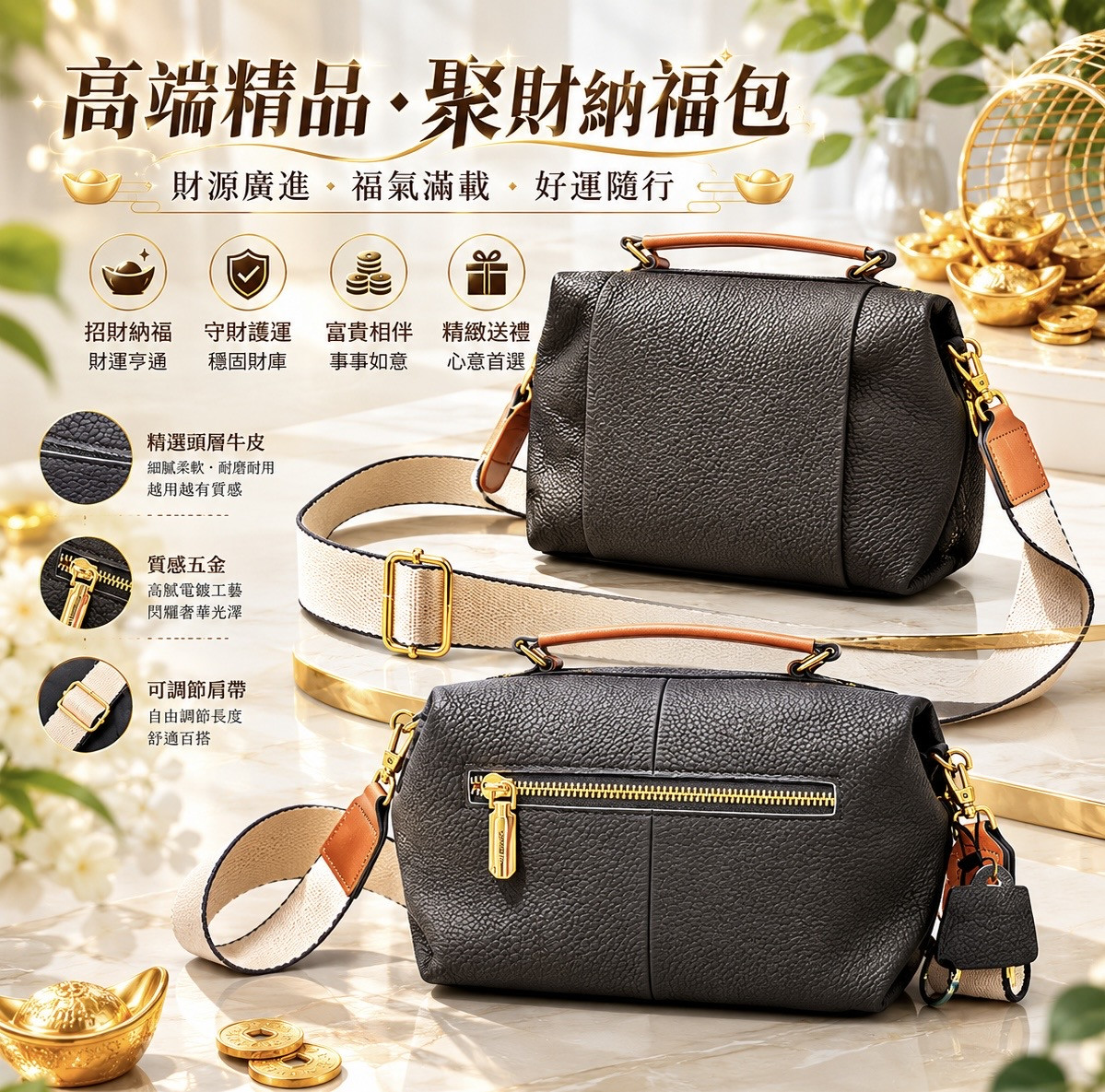 高端精品聚財納福包 Premium Fortune & Prosperity Bag