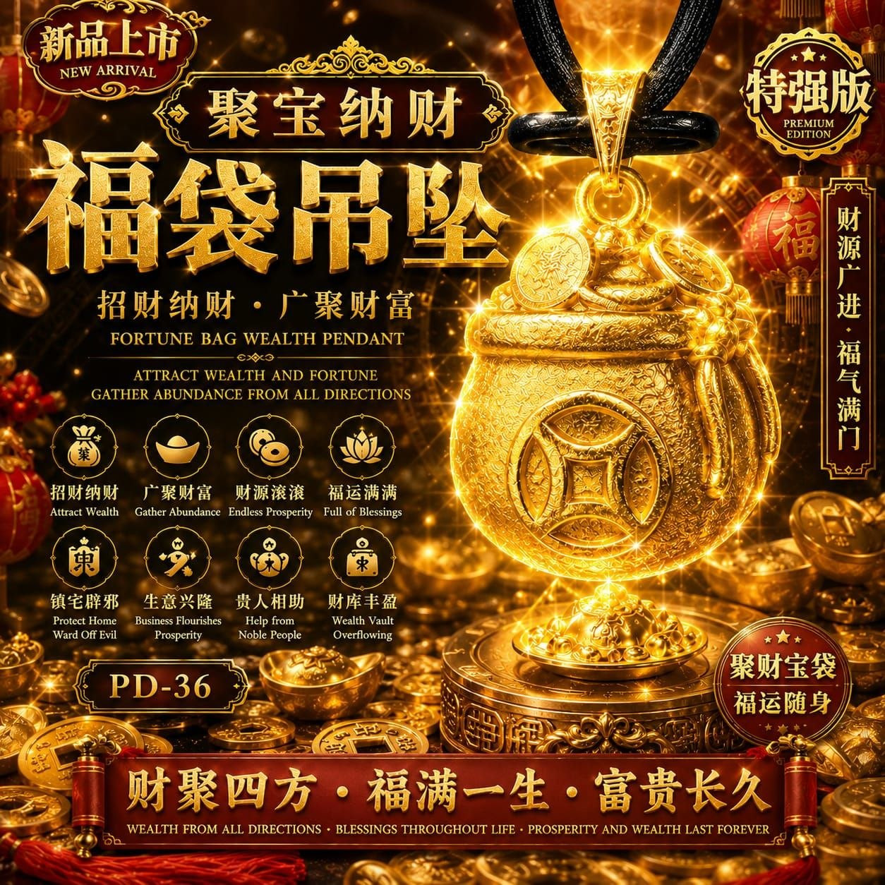 【聚宝纳财福袋】 [Fortune-Gathering Lucky Bag]